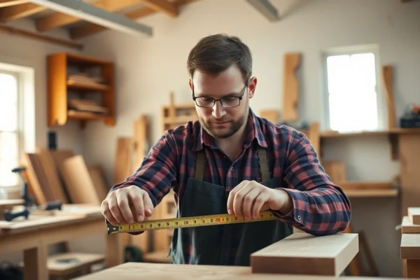 Mastering Carpentry: Expert Techniques and Industry Insights for Skilled Craftsmanship Professional carpenter working on detailed carpentry projects, showcasing craftsmanship and tool usage in a workshop environment.