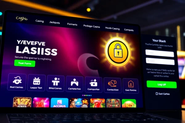 Online casino homepage featuring UU88 COM branding, emphasizing security and entertainment with engaging visuals and vibrant colors.