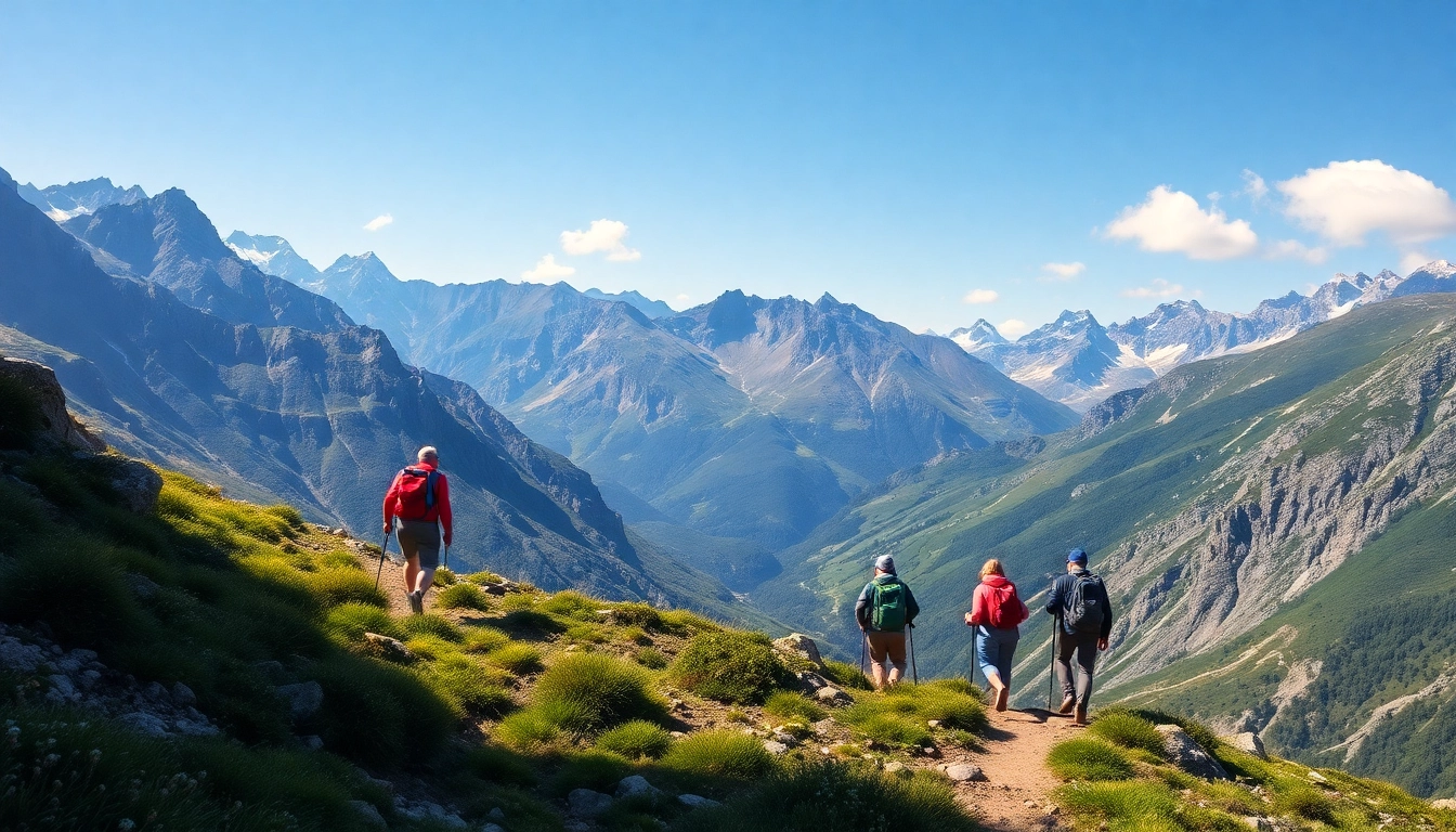 Active trekking in Bali's mountains showcasing adventure in natural scenery for outdoor enthusiasts.