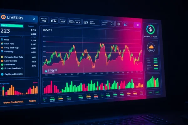 深入了解aicoin官网:全球加密行情与专业资讯平台的领先优势 Interactive interface of aicoin官网 displaying real-time cryptocurrency charts and data analytics, highlighting security and multi-device support for traders.
