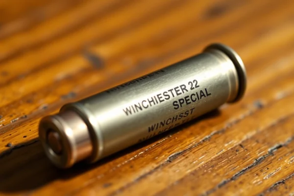 Mastering the 32 WIN: Your Guide to this Classic Winchester Cartridge The 32 WIN cartridge displayed with metallic shine and vintage rifle background highlights its historical significance and craftsmanship.