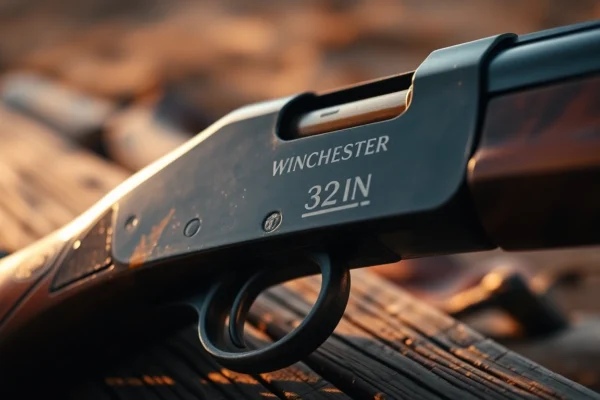 Mastering the 32WIN Cartridge: A Comprehensive Guide for Enthusiasts and Collectors Vintage Winchester rifle showcasing the 32WIN cartridge, emphasizing precision and historical craftsmanship.