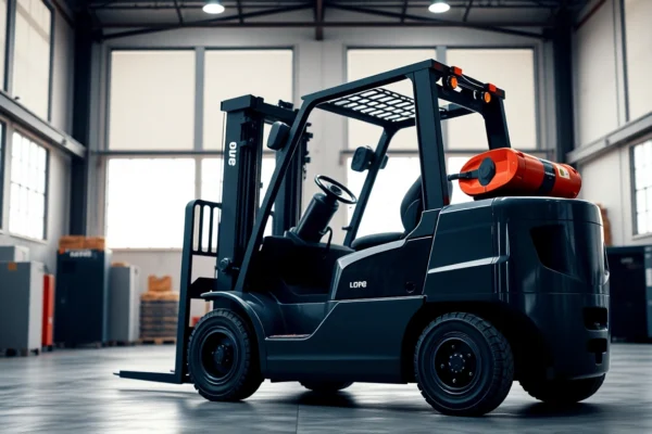 Forklift rental service with modern forklifts in warehouse environments emphasizing safety and efficiency for industrial needs.