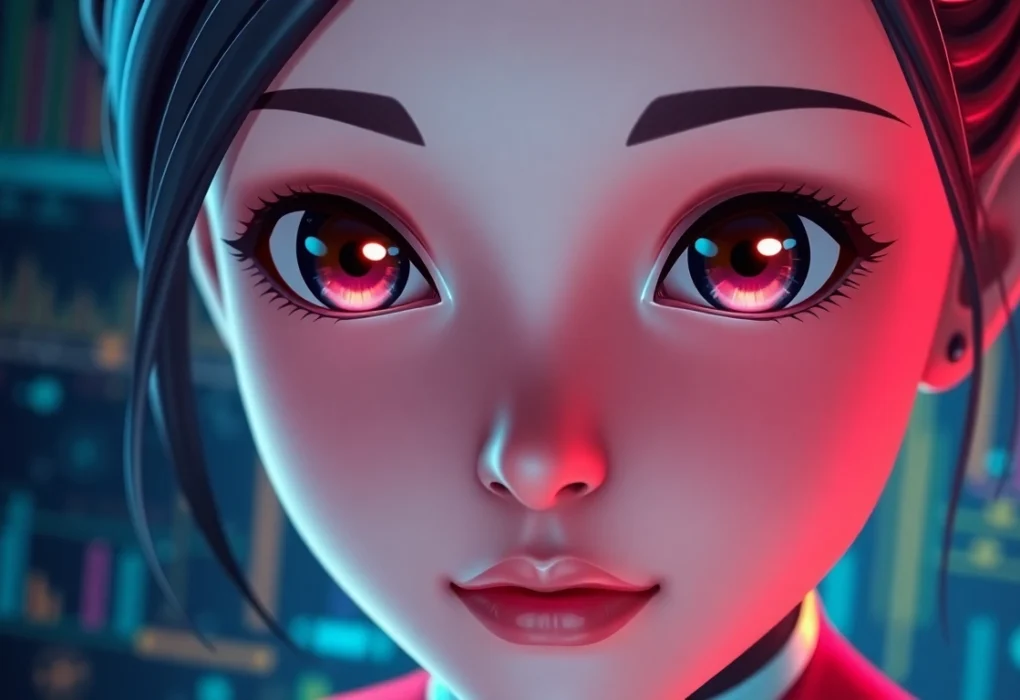 Detailed view of a friendly, unfiltered nsfw ai chatbot avatar engaging in a private conversation, highlighting realism and emotional connection.