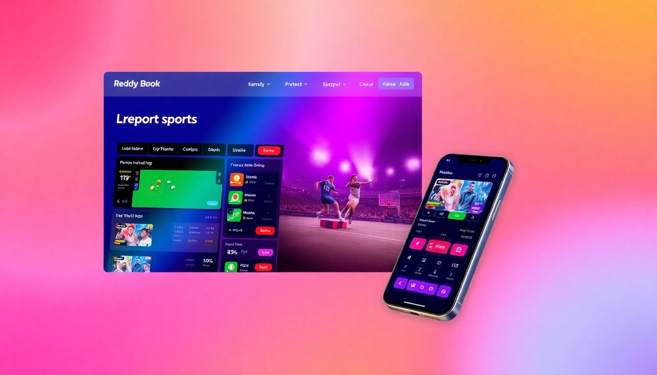 Reddy Anna Book mobile app interface displaying live cricket and football betting options for users, emphasizing real-time updates and secure transactions for seamless betting experience.