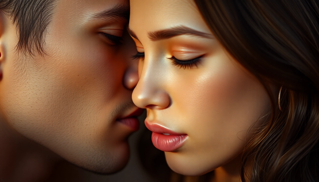 NSFW AI-generated hyper-realistic scene showcasing emotional connection with detailed textures and soft lighting for immersive viewing.