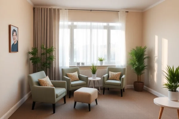 Psychoterapia Lublin: Comprehensive Guide to Finding the Right Therapist for You Psychoterapia Lublin: Comforting therapy session setting with welcoming ambiance, emphasizing mental health support.