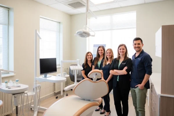 Professional team at Ventura Bright Dental providing friendly dental care in a modern,