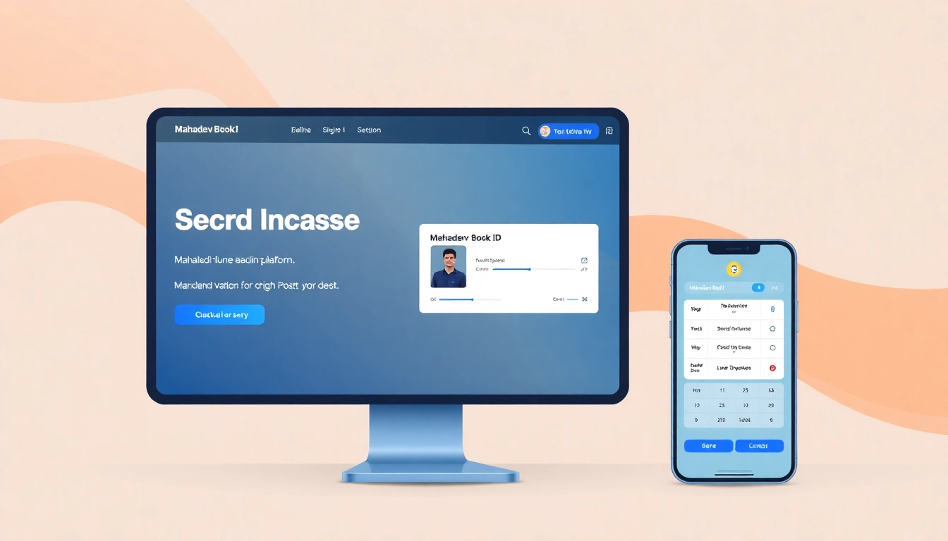 Easy-to-understand visual guide showing how to create and use a Mahadev book id for secure