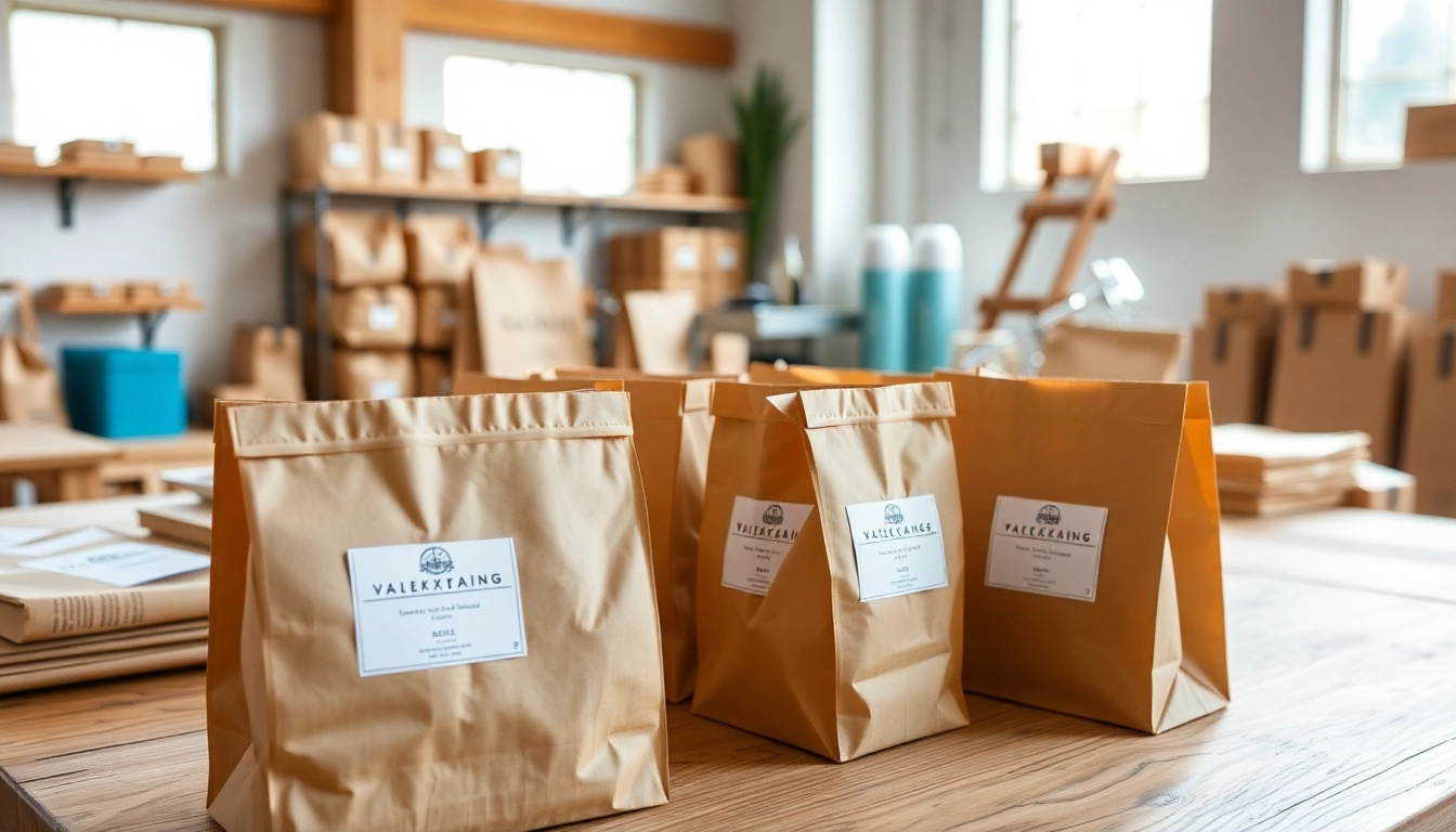Efficient production of torba papierowa in eco-friendly packaging factory with custom branding