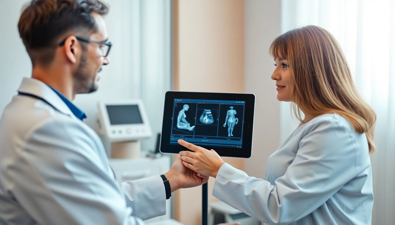 Professional team guiding couples through fecondazione assistita Torino options with ultrasound