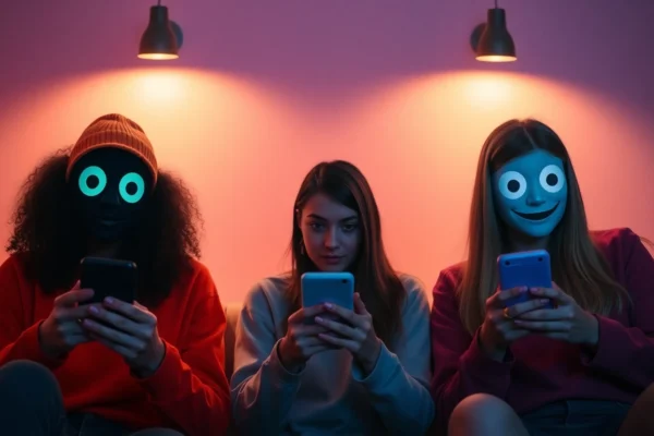 Blindchat platform facilitating anonymous conversations between users in Greece for social