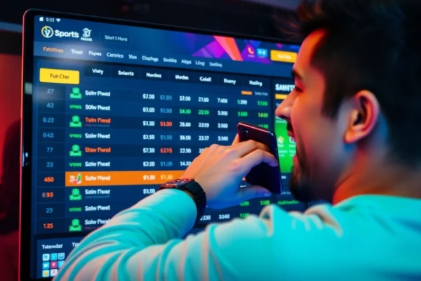 Cricbet99 win Engage in cricket betting with a vibrant sportsbook interface showing odds and a