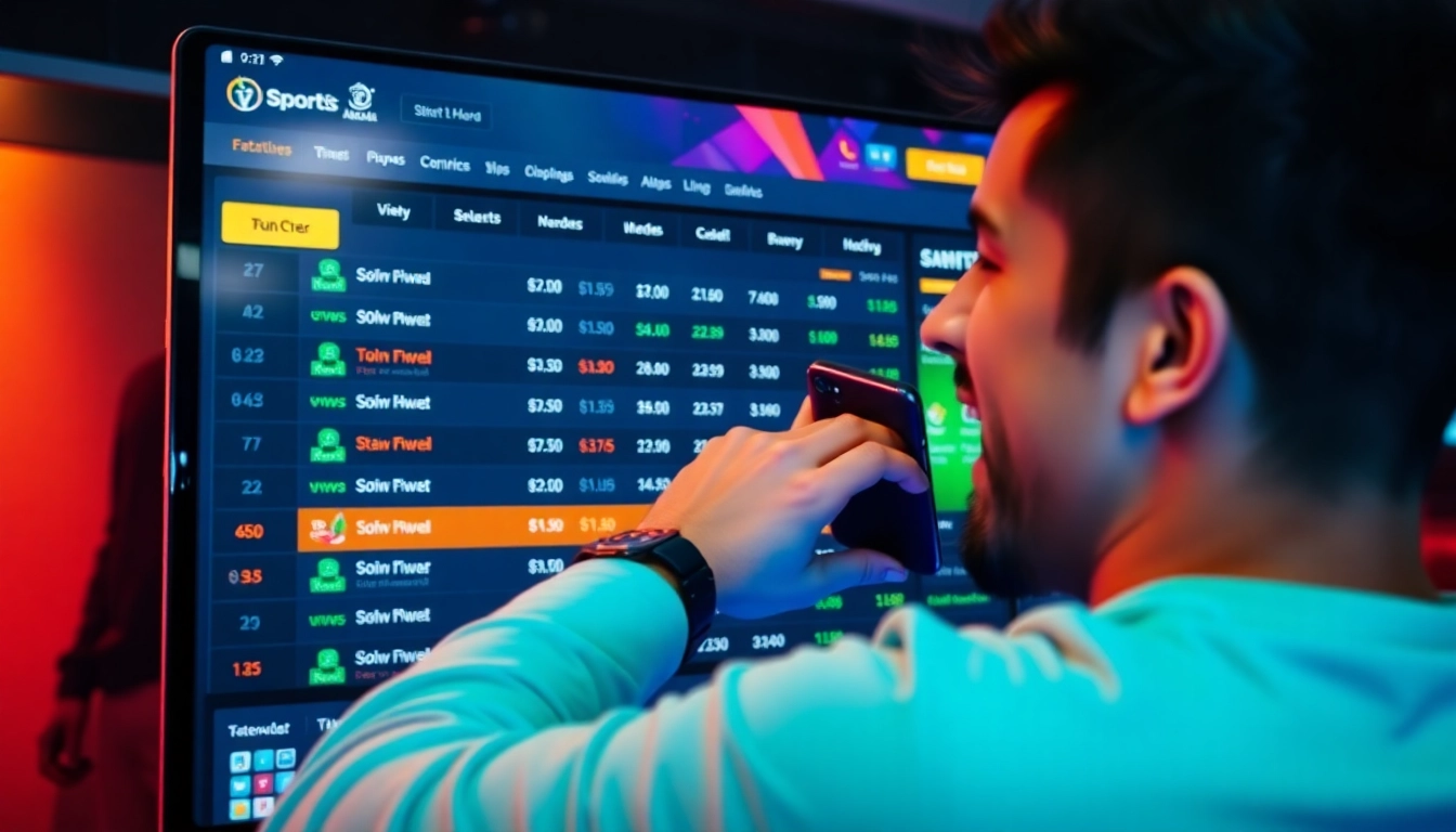 Cricbet99 win Engage in cricket betting with a vibrant sportsbook interface showing odds and a