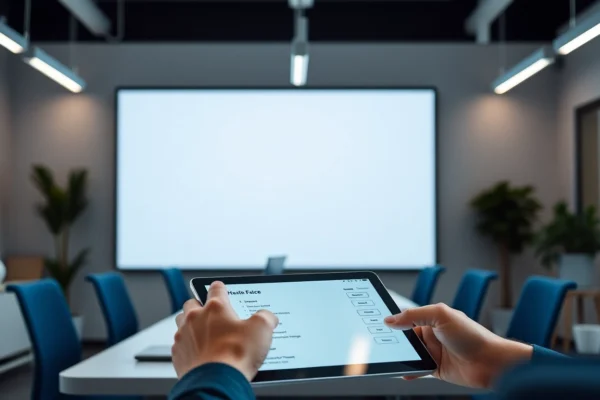 Quickly fill out an online form on device with digital interface and paperwork for government jobs
