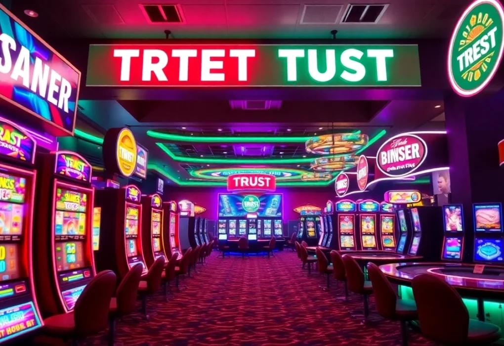 Engaging scene of professional casino siteleri with live casino games and attractive bonus