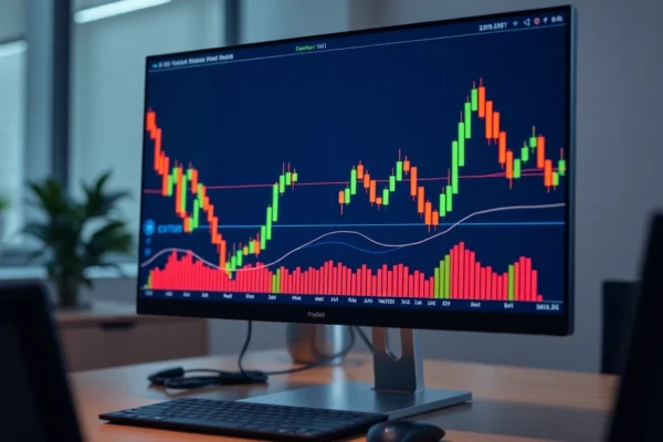 Mastering Trading View: Essential Strategies to Enhance Your Market Analysis Skills Trading view platform illustrating live market charts with vibrant candlestick patterns for traders
